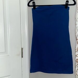 Zara dark blue dress, formal attire and gives you a sleek look
